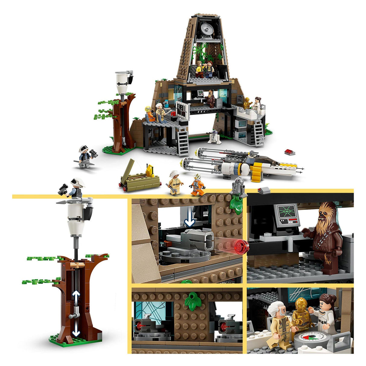 Lego Lego Star Wars 5365 Rebelbase på Yavin 4