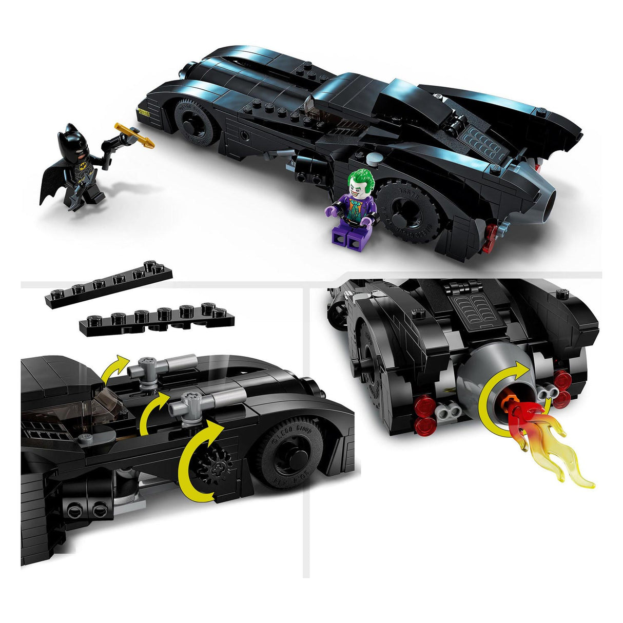 LEGO Super Hero 76224 Batmobil gegen die Joker -Verfolgung