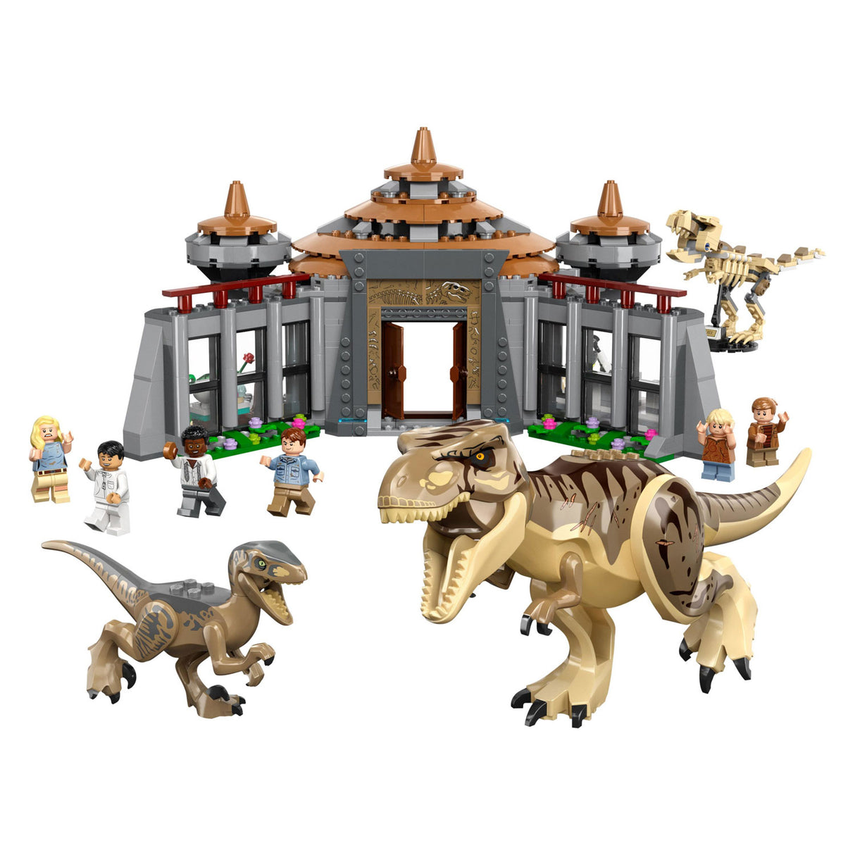 LEGO LEGO Jurassic Park 76961 Visitor Center: T. Rex Raptor Attack