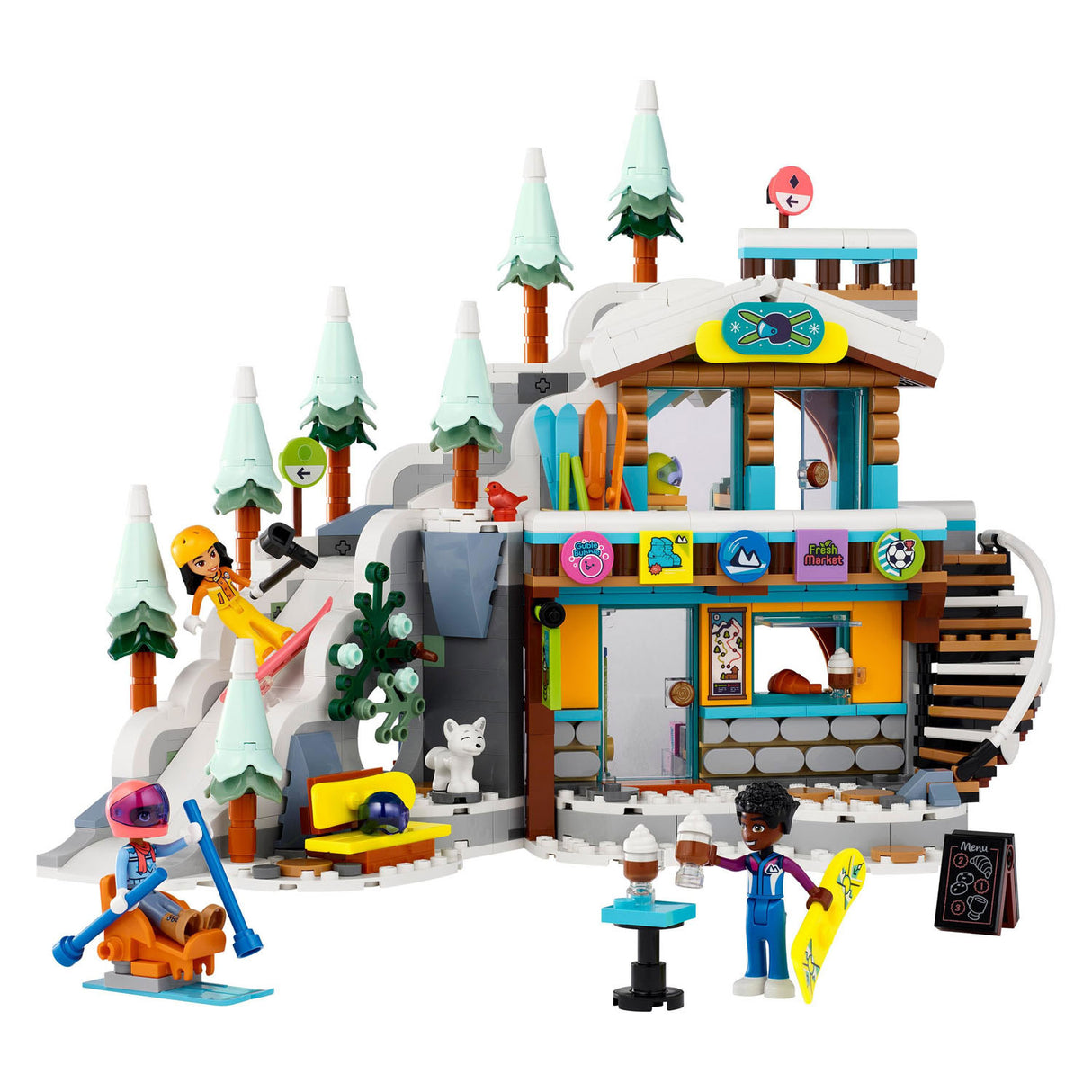 Lego LEGO Friends 41756 Vakantie Skipiste en Cafe