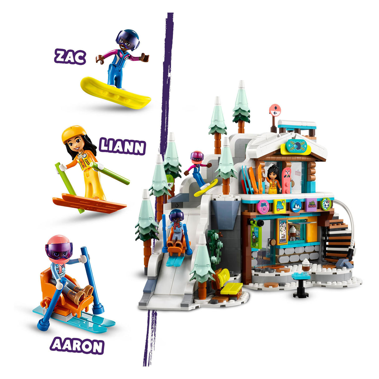 LEGO LEGO Friends 41756 Vacanze Skipiste e Cafe