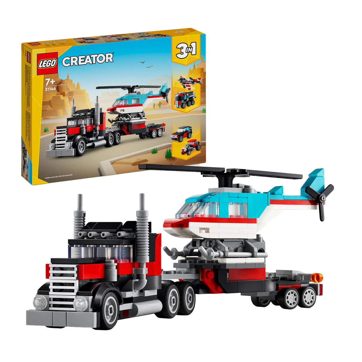 LEGO LEGO Creador 31146 Camión con helicóptero