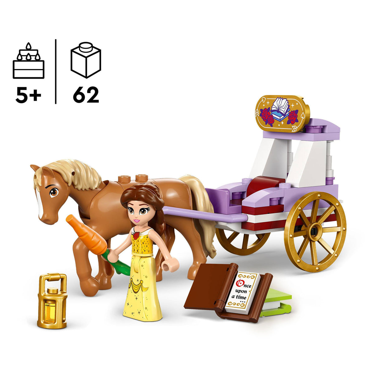 Lego Lego Prinzessin 43233 Belle's Päerds Coach