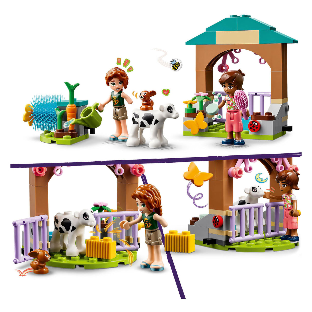 Lego LEGO Friends 42607 Autumns Schuur met Kalfje