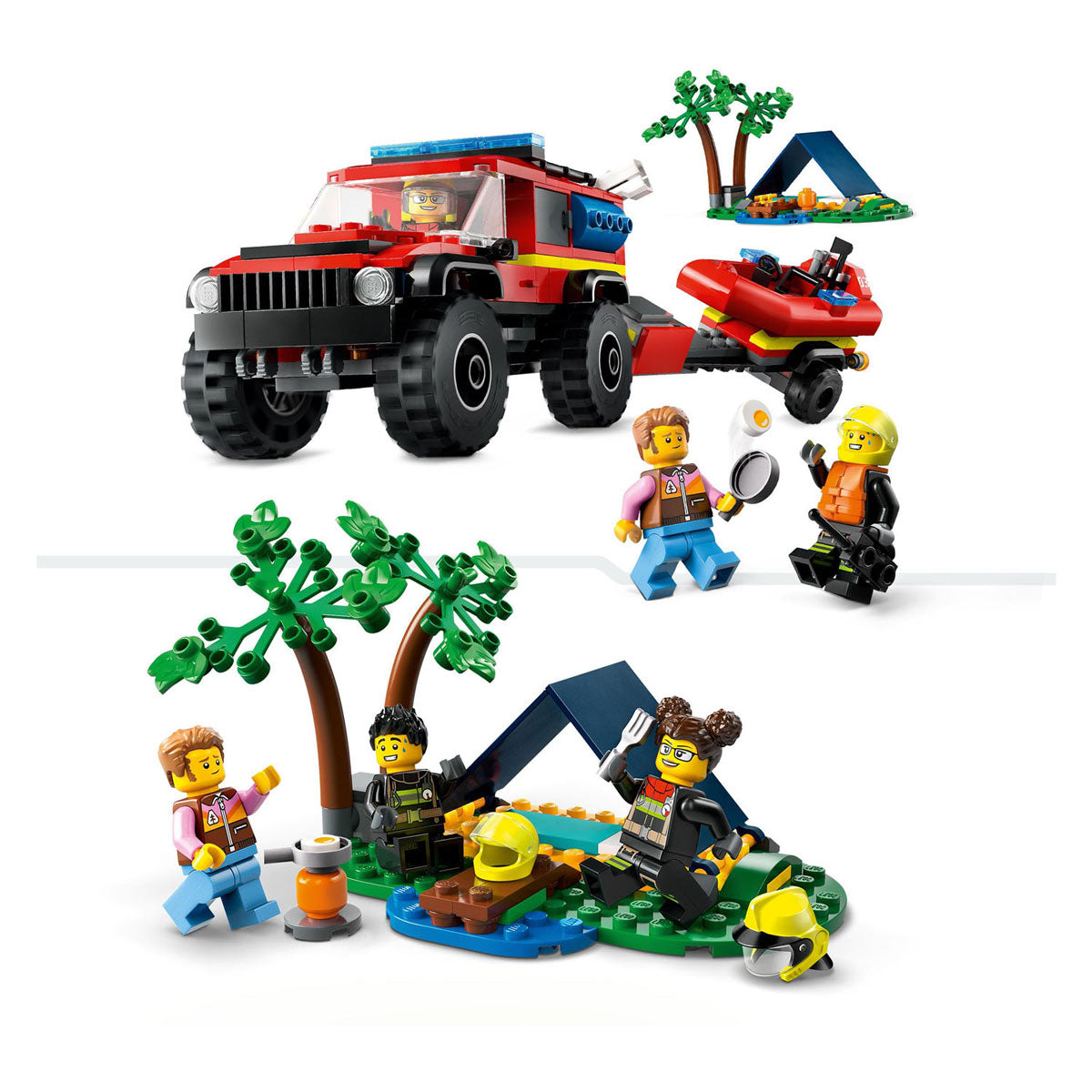 Lego Lego City 60412 4x4 Feuerverfolgung mit Remboot