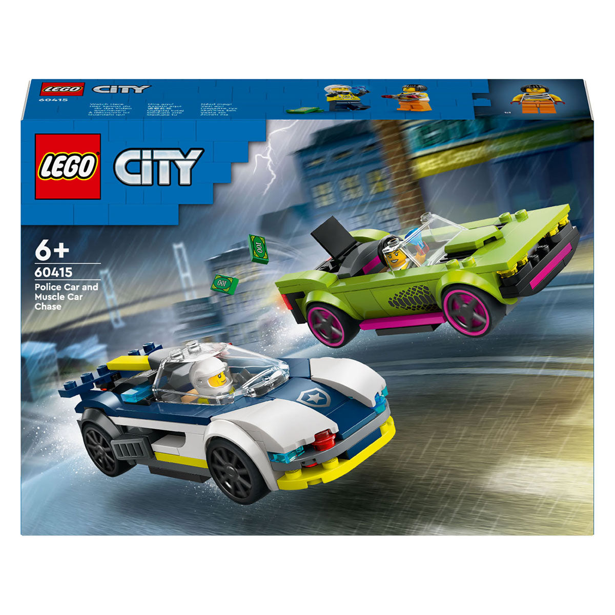 Lego Lego City 60415 Police Auto a schnell Autoskëscht