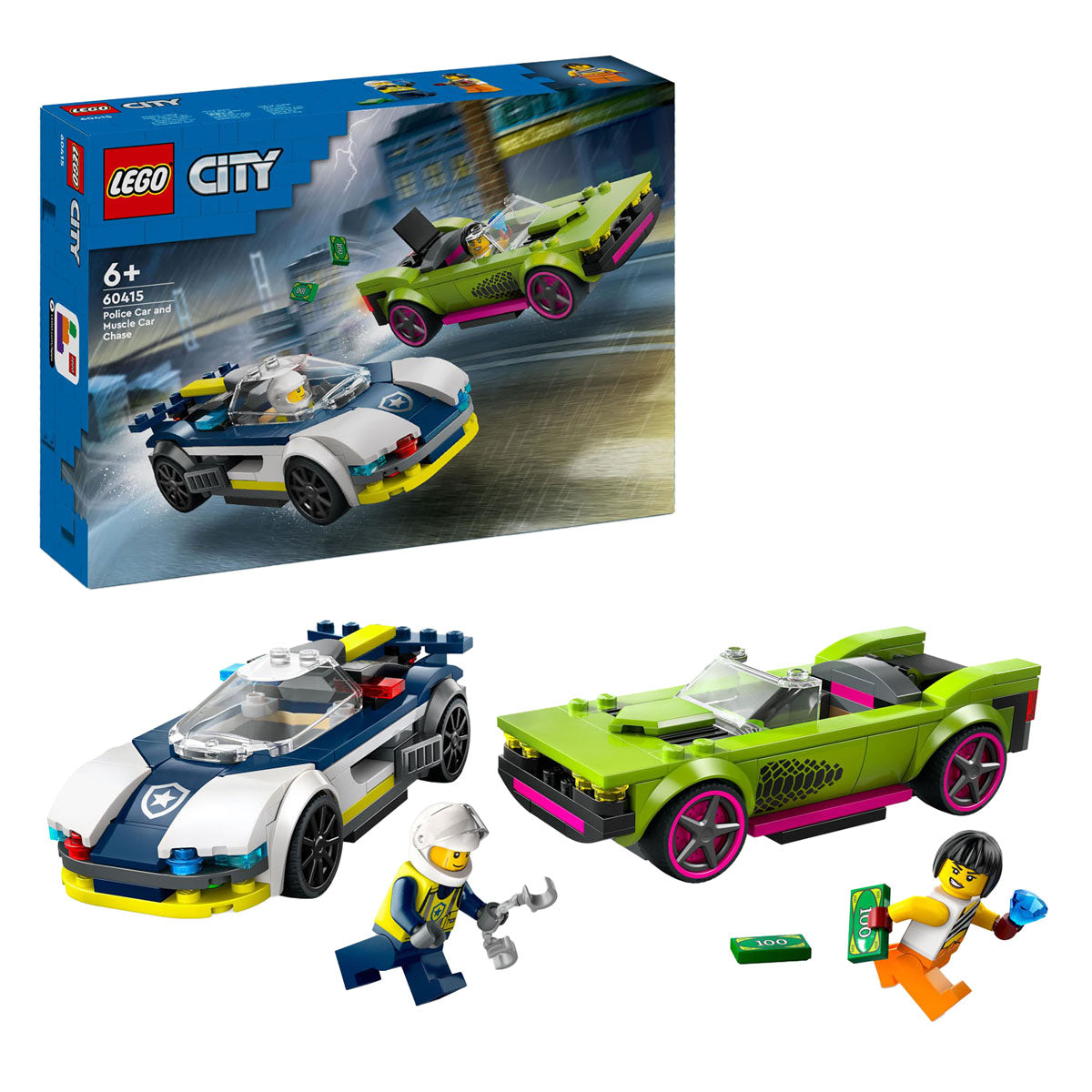 LEGO LEGO CITY 60415 politibil og hurtig bilforfølgelse