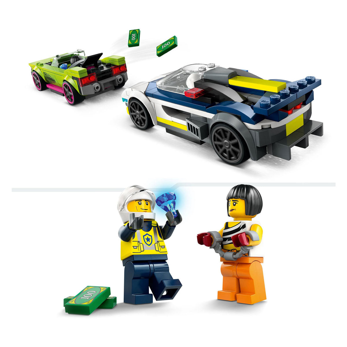 LEGO LEGO City 60415 Police Car and Fast Car Pursuit