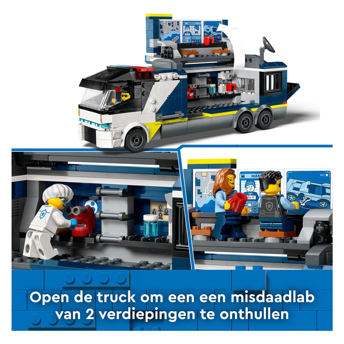 Lego Lego City 60418 Polislaboratorium i lastbil