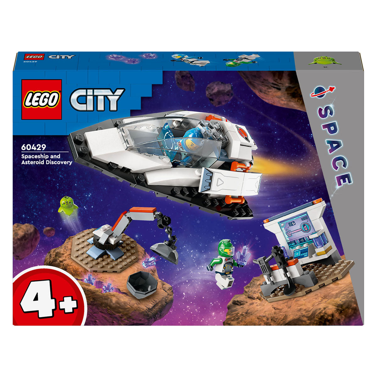 LEGO LEGO CITY 60429 Spaceship y descubrimiento de Asteroide