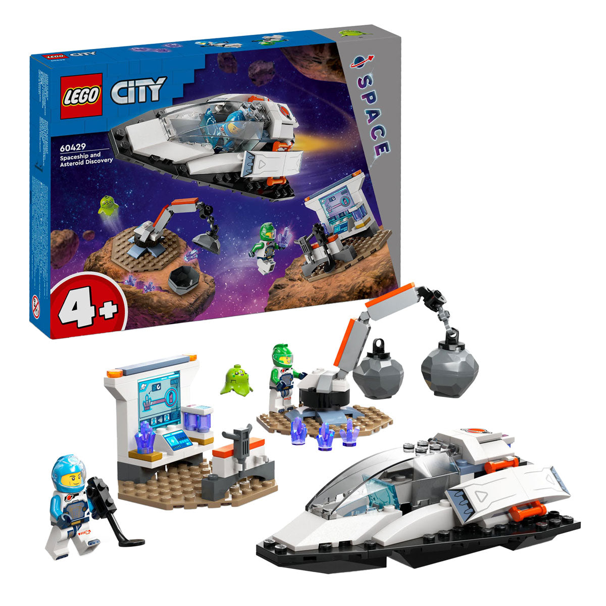 LEGO LEGO CITY 60429 Spaceship et découverte d'Asteroide