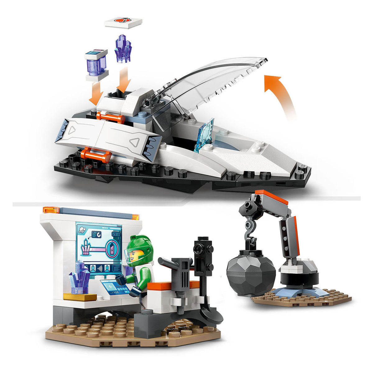 LEGO LEGO CITY 60429 Spaceship y descubrimiento de Asteroide