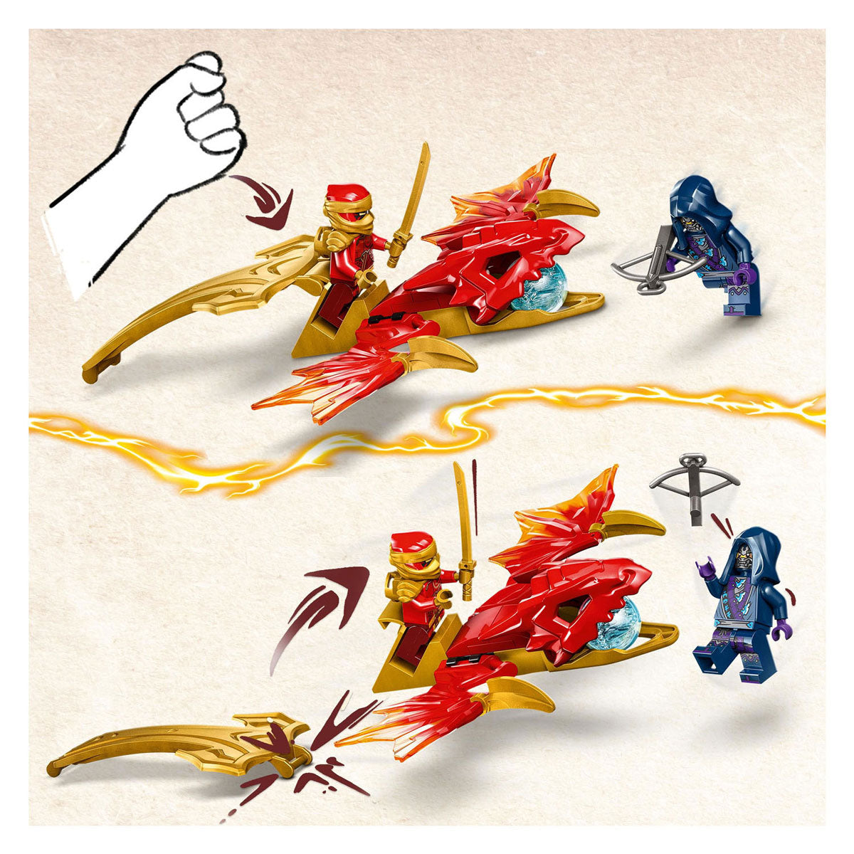 Lego Lego Ninjago 71801 Kai's Rising Dragon Attack