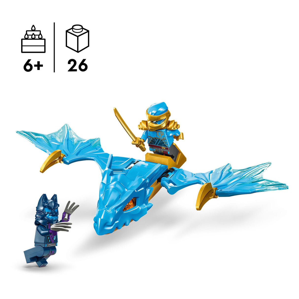 Lego Lego Ninjago 71802 NYA: s stigande drakeattack