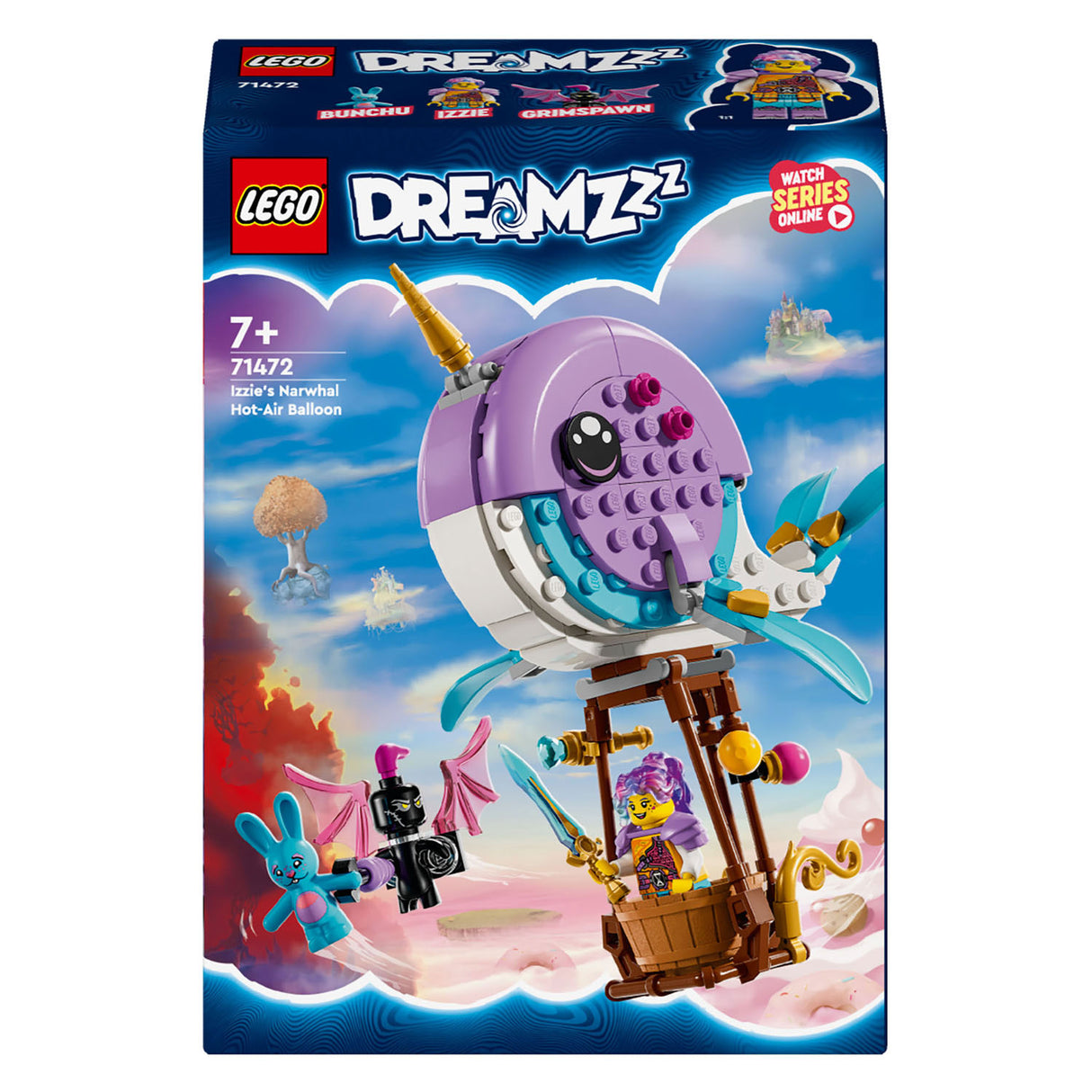 Lego Lego Dreamzzz 71472 Izzie's Narwal Loftballon