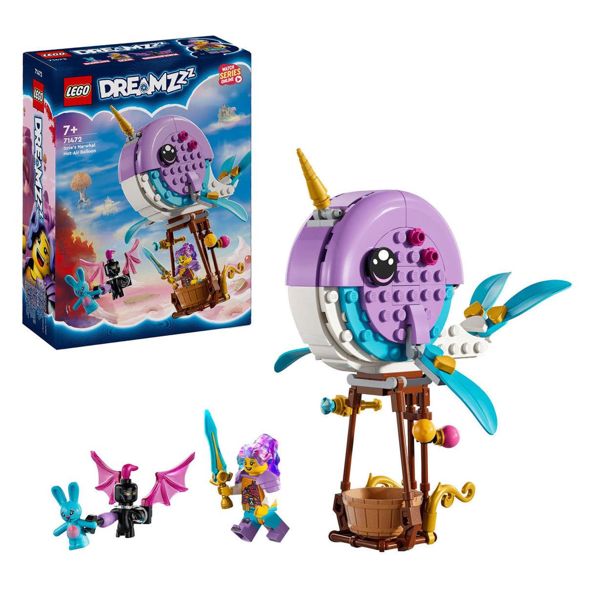 LEGO LEGO Dreamzzz 71472 Izzie's Narwal air balloon