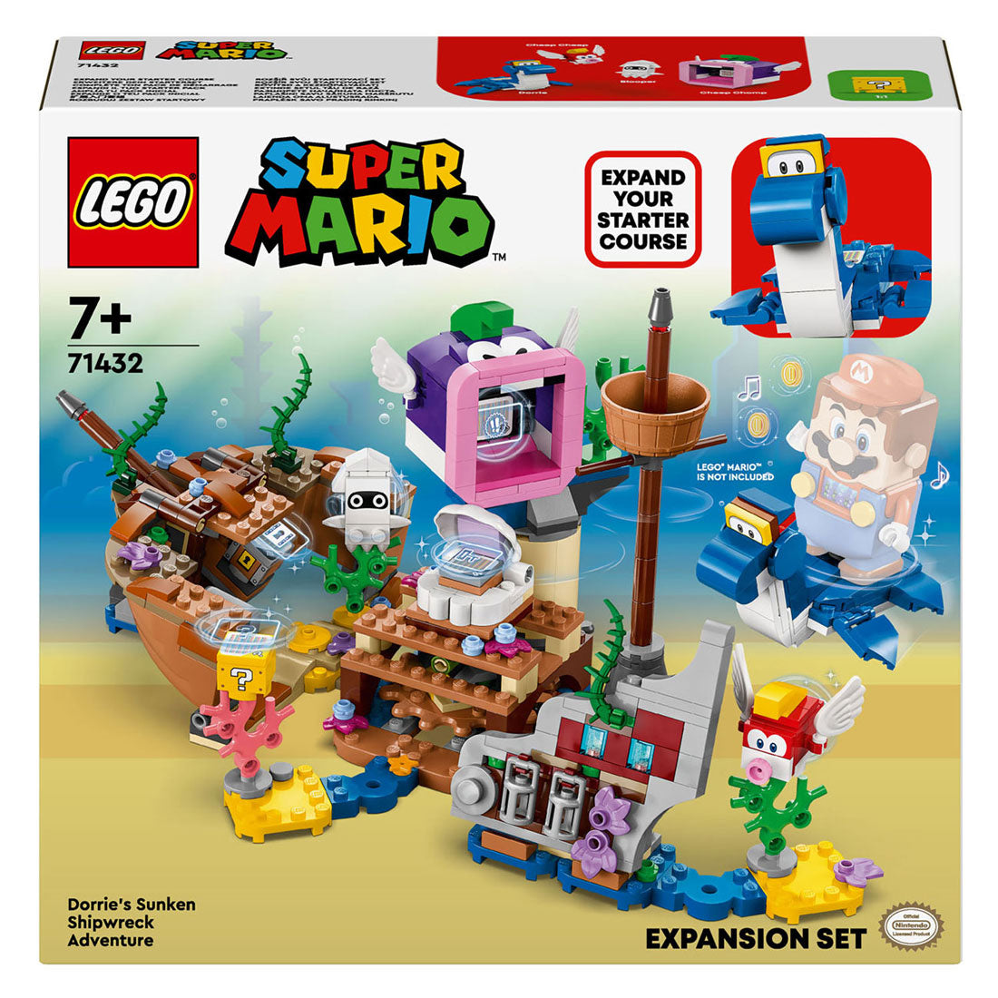 LEGO LEGO Super Mario 71432 Ensemble d'extension: Dorries Sunken Shipwreck