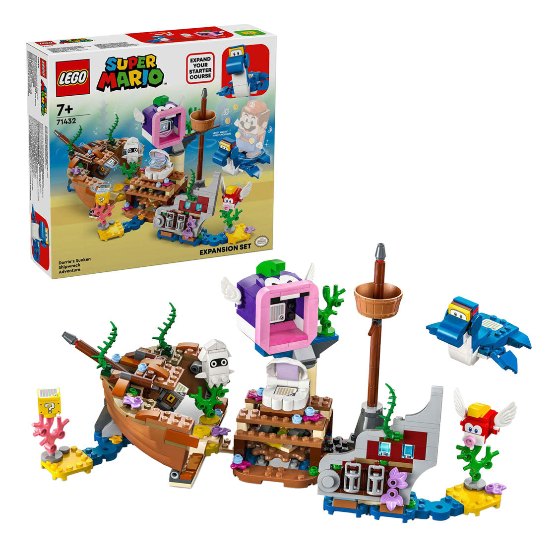 Lego Lego Super Mario 71432 Utvidelsessett: Dorries Sunken Shipwreck