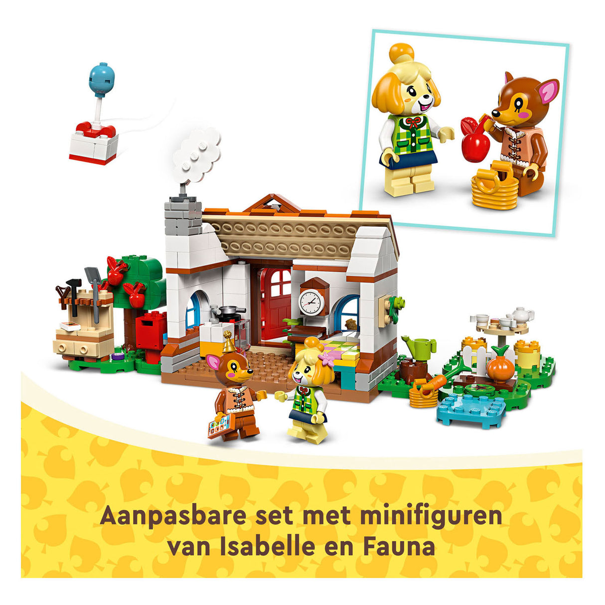 Lego Lego Animal Crossing 77049 Isabelle sui visitatori