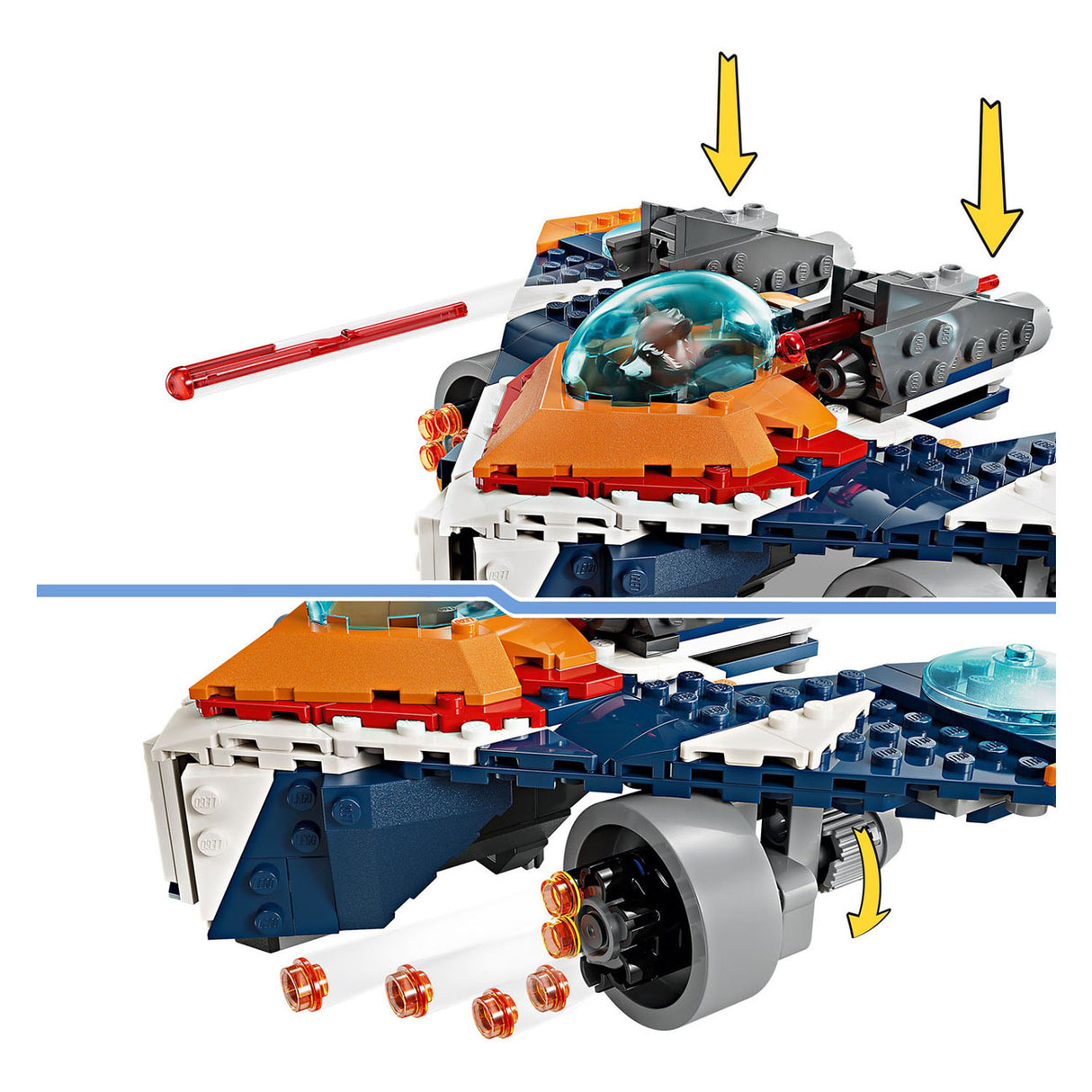 Lego LEGO Super Heroes 76278 Rockets Warbird vs. Ronan