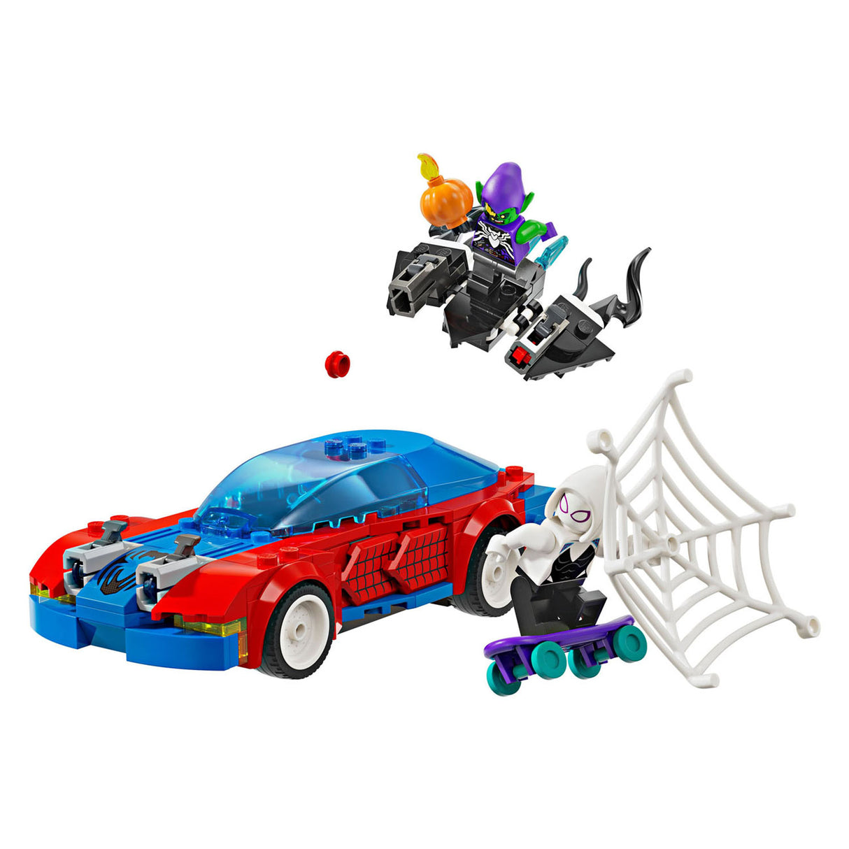 LEGO LEGO Super Heroes 76279 Spider-Man Racing Car et Venom Green Goblin