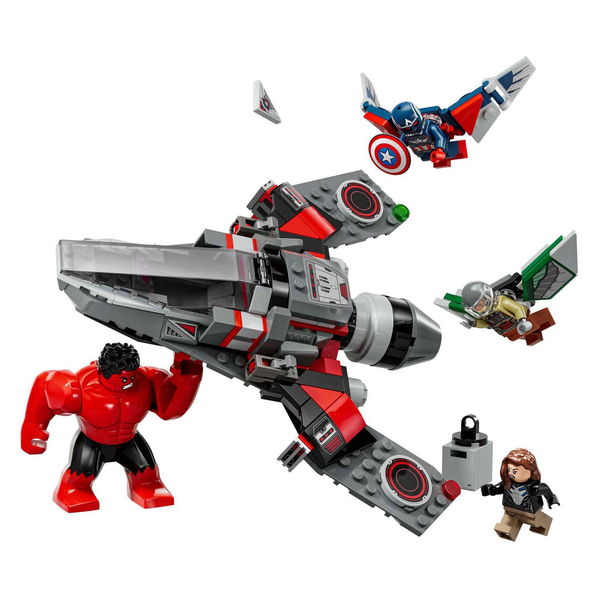 LEGO Marvel 76292 Captain America Vs. Red Hulk Duel