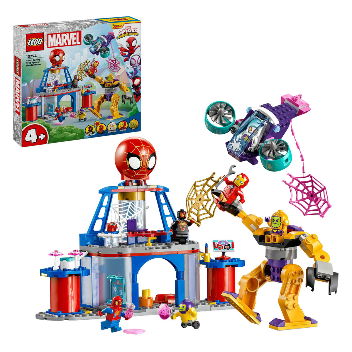 LEGO LEGO 10794 Equipo Spidey WebSpinner Sede