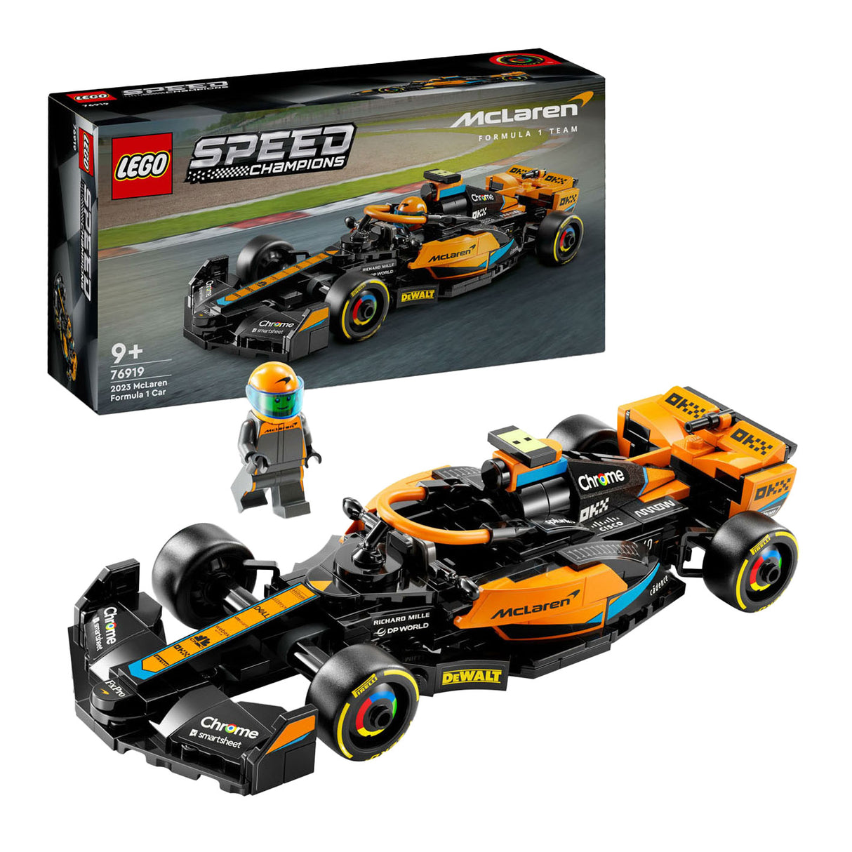 LEGO LEGO Speed ​​Champions 76919 McLaren Formel 1 Racing Car 2023