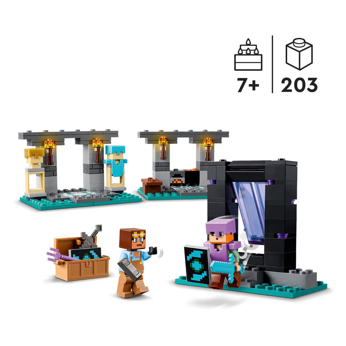 Lego LEGO Minecraft 21252 The Weapons Forge