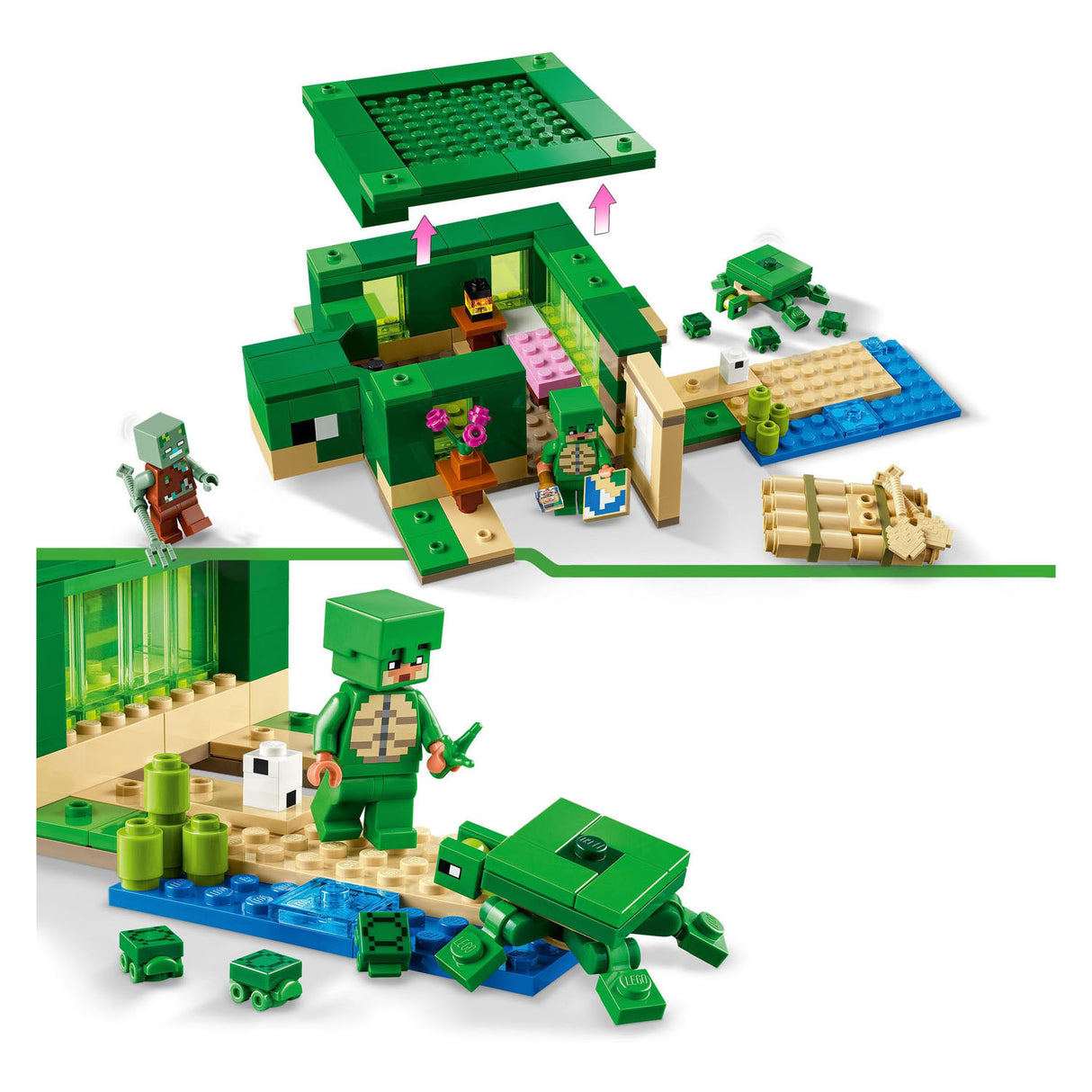 LEGO LEGO Minecraft 21254 The Turtle beach house