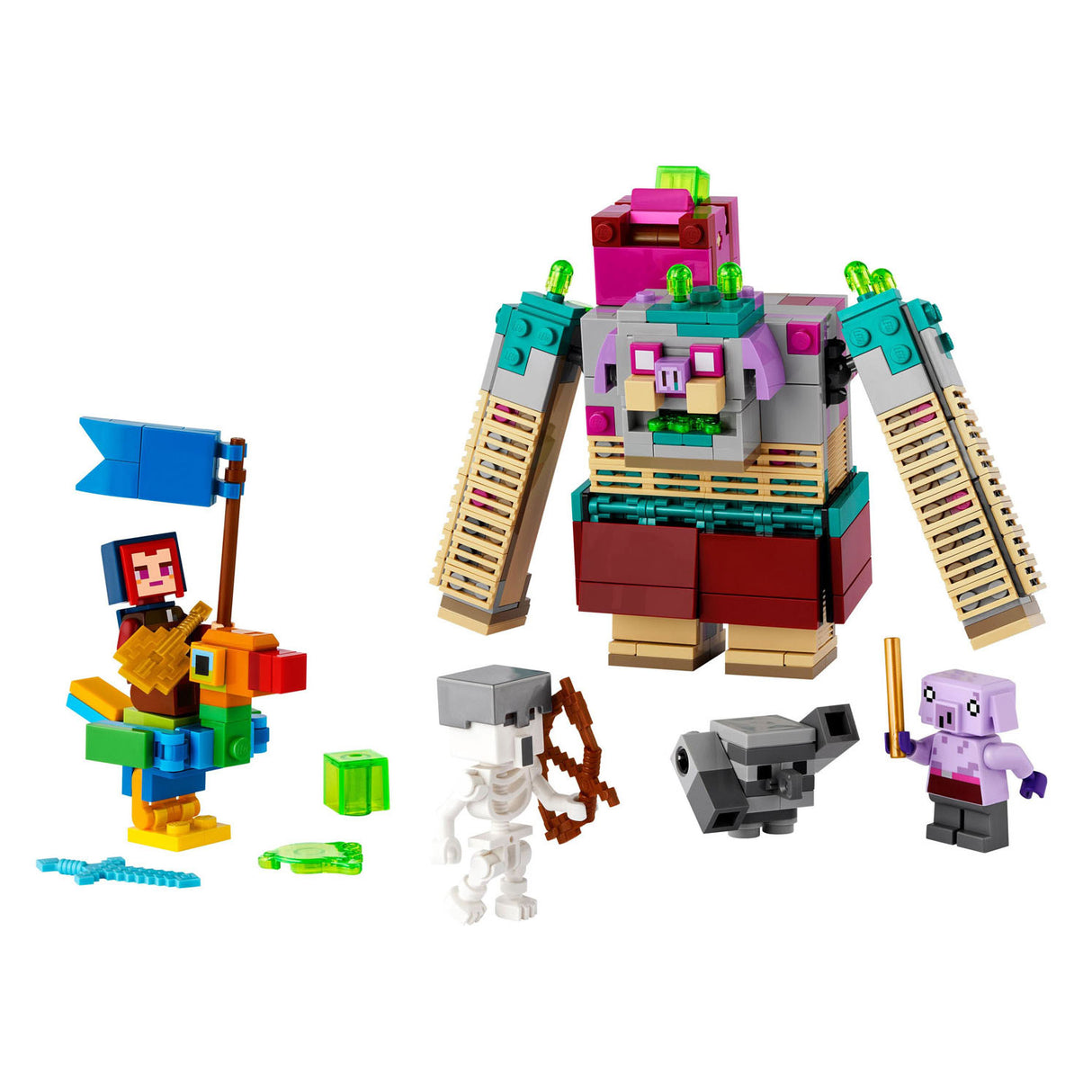 Lego LEGO Minecraft 21257 Duel met de Verslinder