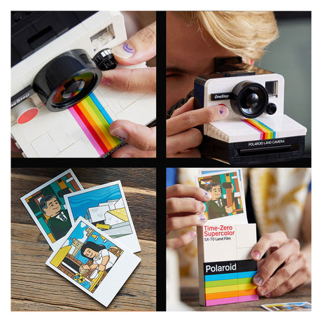 Lego Ideas Polaroid OneStep SX-70 Camera Building Toy (21345)