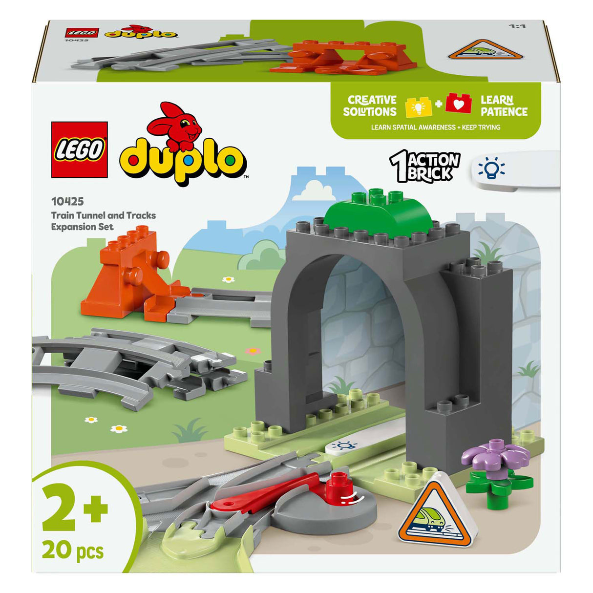 LEGO Duplo Town 10425 Túnel de tren y expansión de rieles