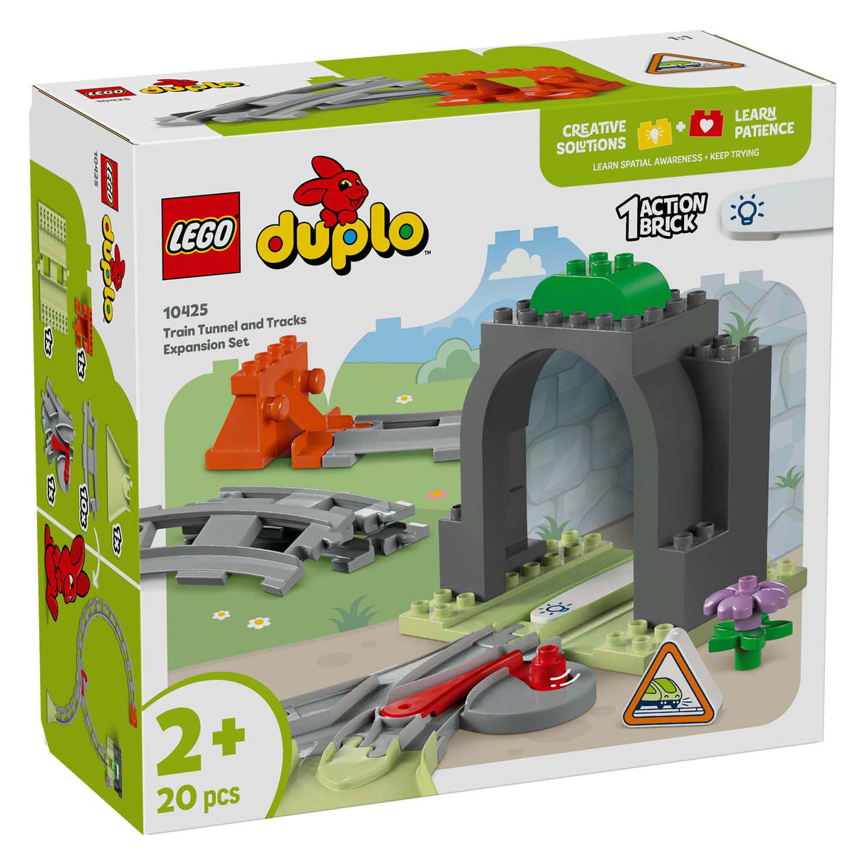 Lego Duplo Town 10425 Togtunnel og Rails Expansion Set