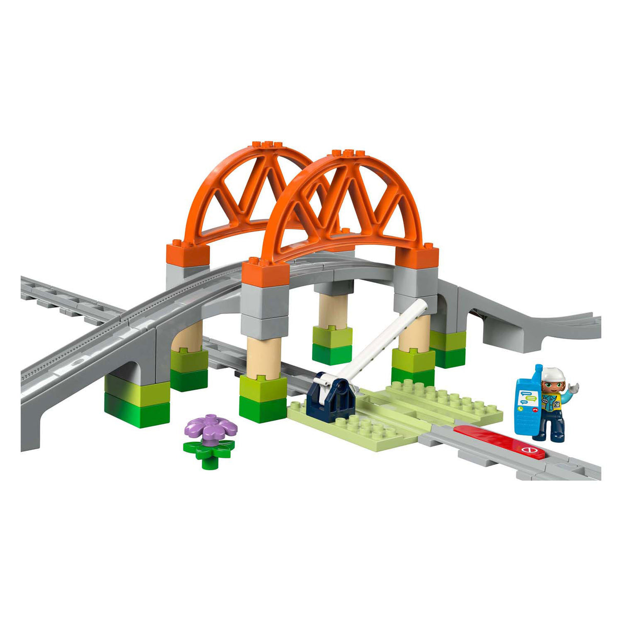 Lego Duplo Town 10426 Train Bridge and Rails Expansion set