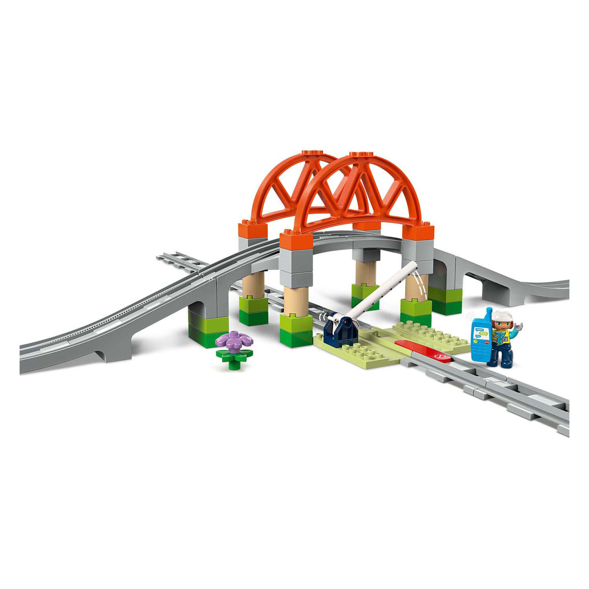 LEGO DUPO TOWN 10426 Train Bridge in Rails Expansion Set