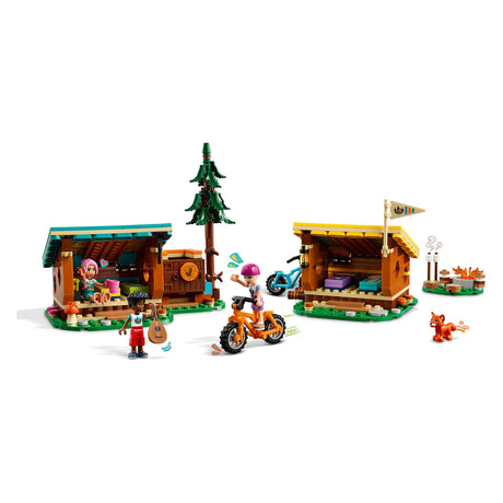 Lego 42624 prijatelji pustolovski tabor udobne gozdne koče