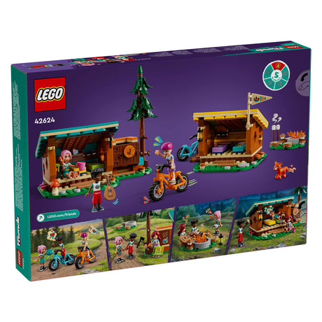 Lego 42624 prijatelji pustolovski tabor udobne gozdne koče