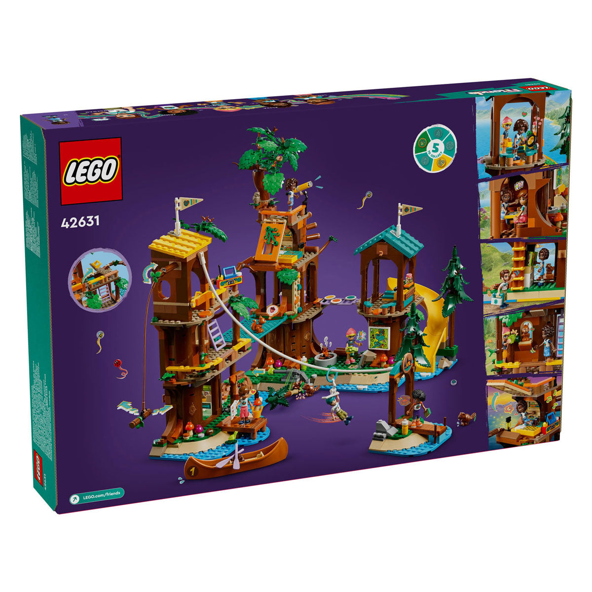 Lego Lego Frënn 42631 Abenteuer Camp Boomhut