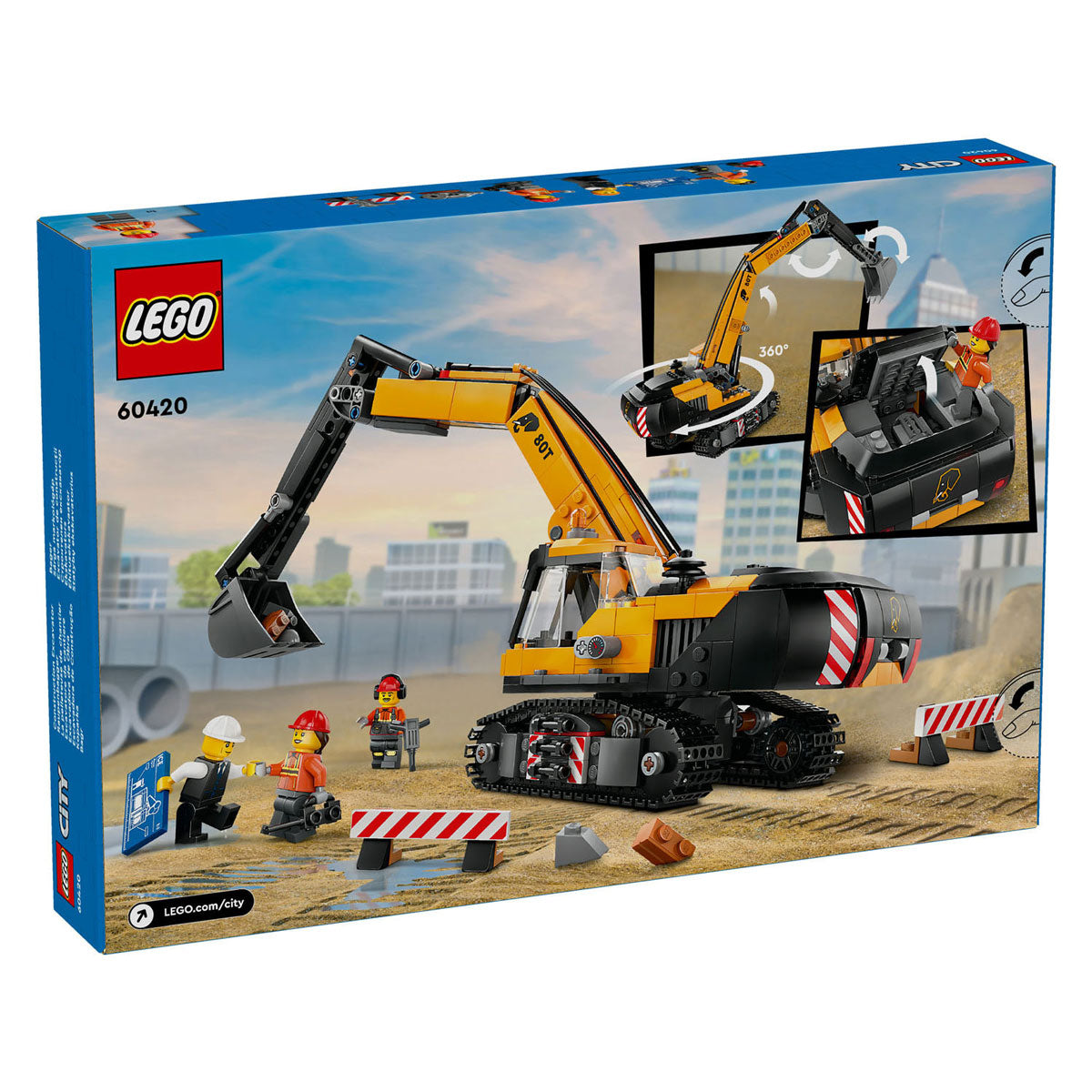 Lego LEGO City 60420 Gele Graafmachine