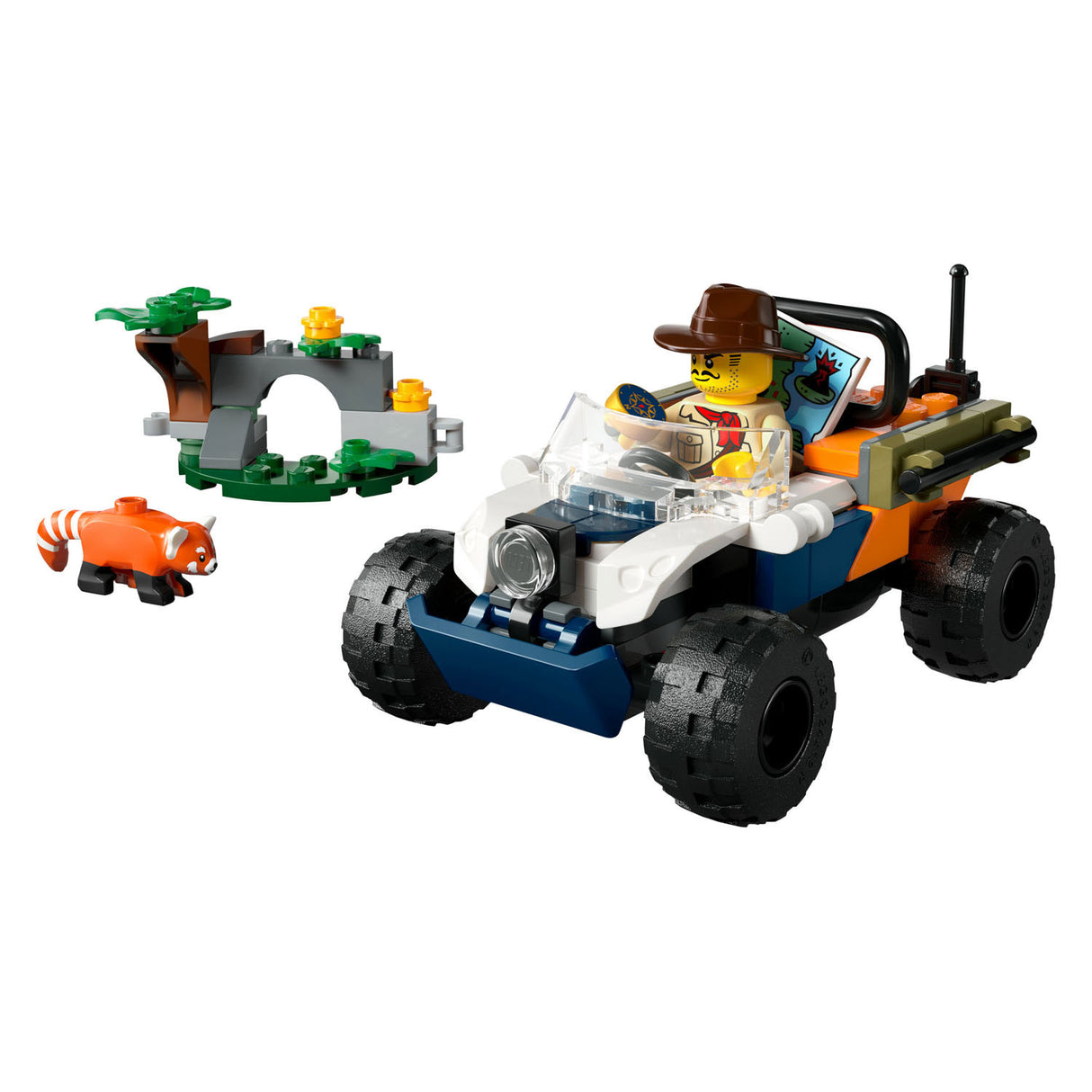 Lego LEGO City 60424 Jungleonderzoekers: Rode Panda-Missie met Terreinwagen