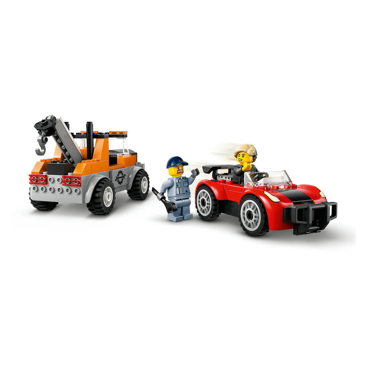 Lego LEGO City 60435 Sleepwagen en Sportautoreparatie