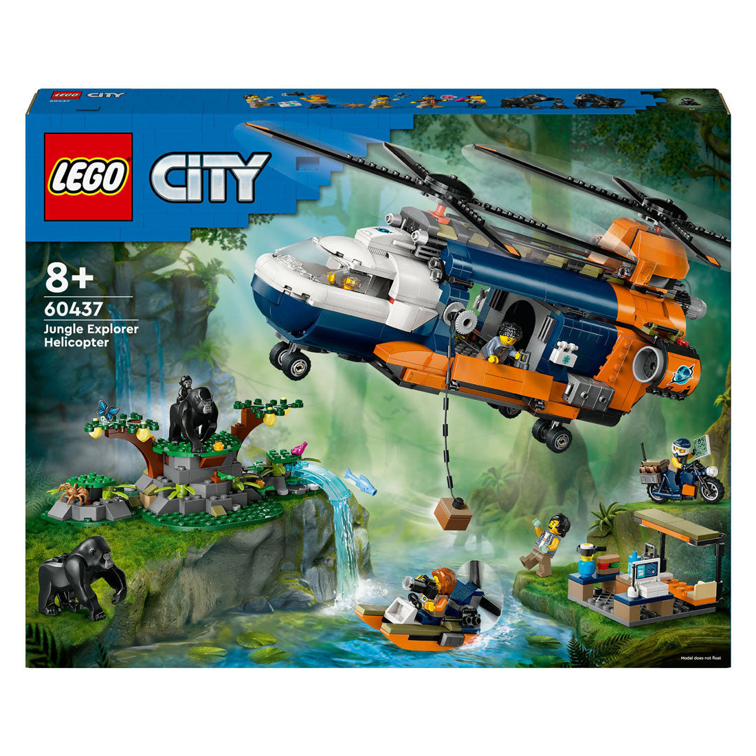 LEGO LEGO CITY 60437 Jungle researchers: helicopter at the base