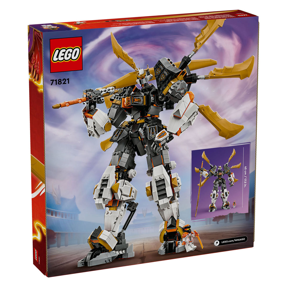 Lego Lego Ninjago 71821 Cole Giant Dragon Mechan