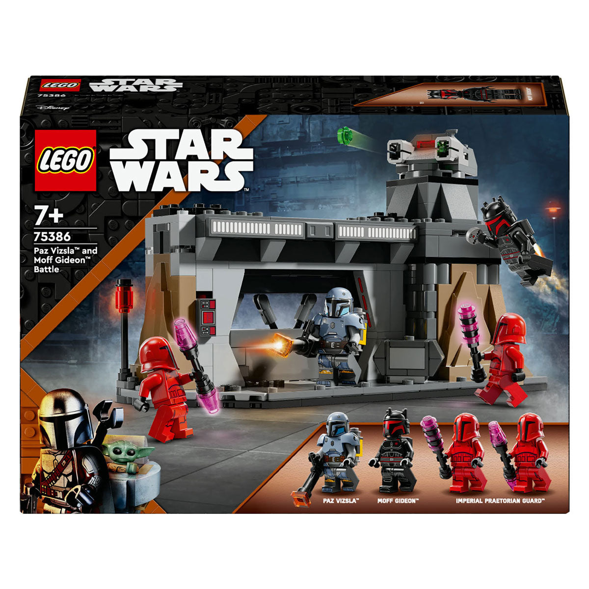 Lego LEGO Star Wars 75386 Paz Vizsla en Moff Gideon Duel