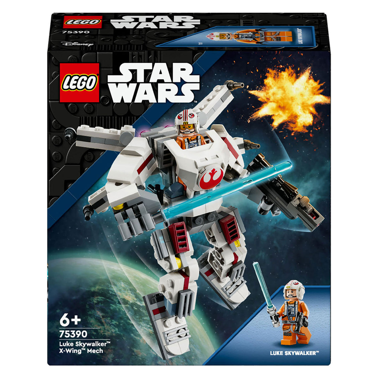Lego star wars 75390 luke skywalker x-wing mech