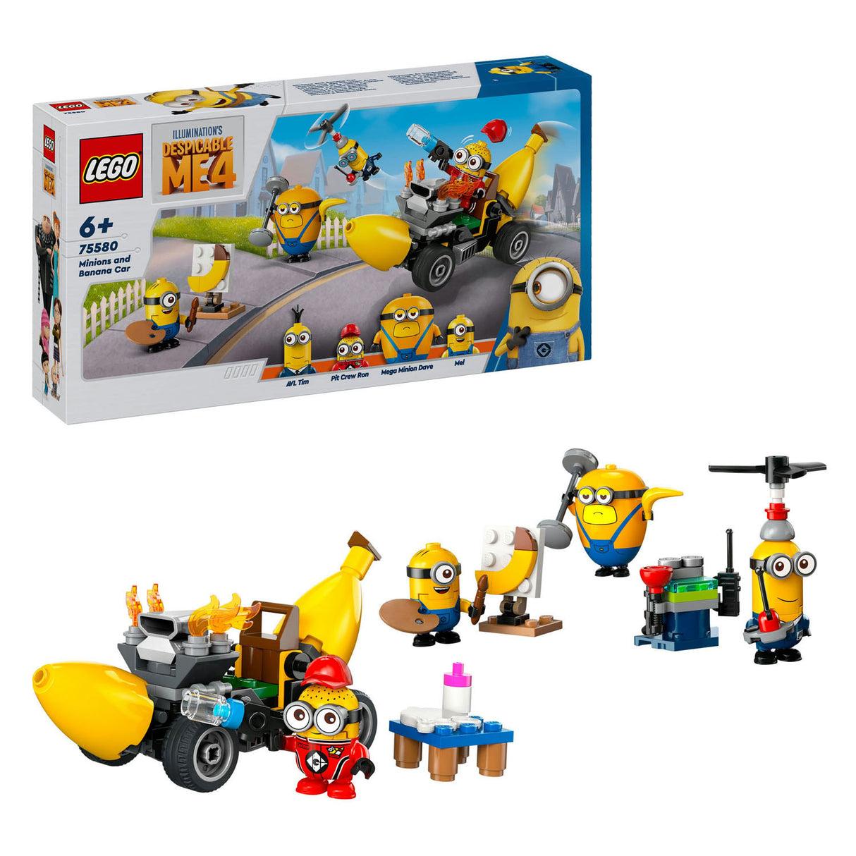 Lego Lego Cattivissimo Me 75580 Minions e Banana Car