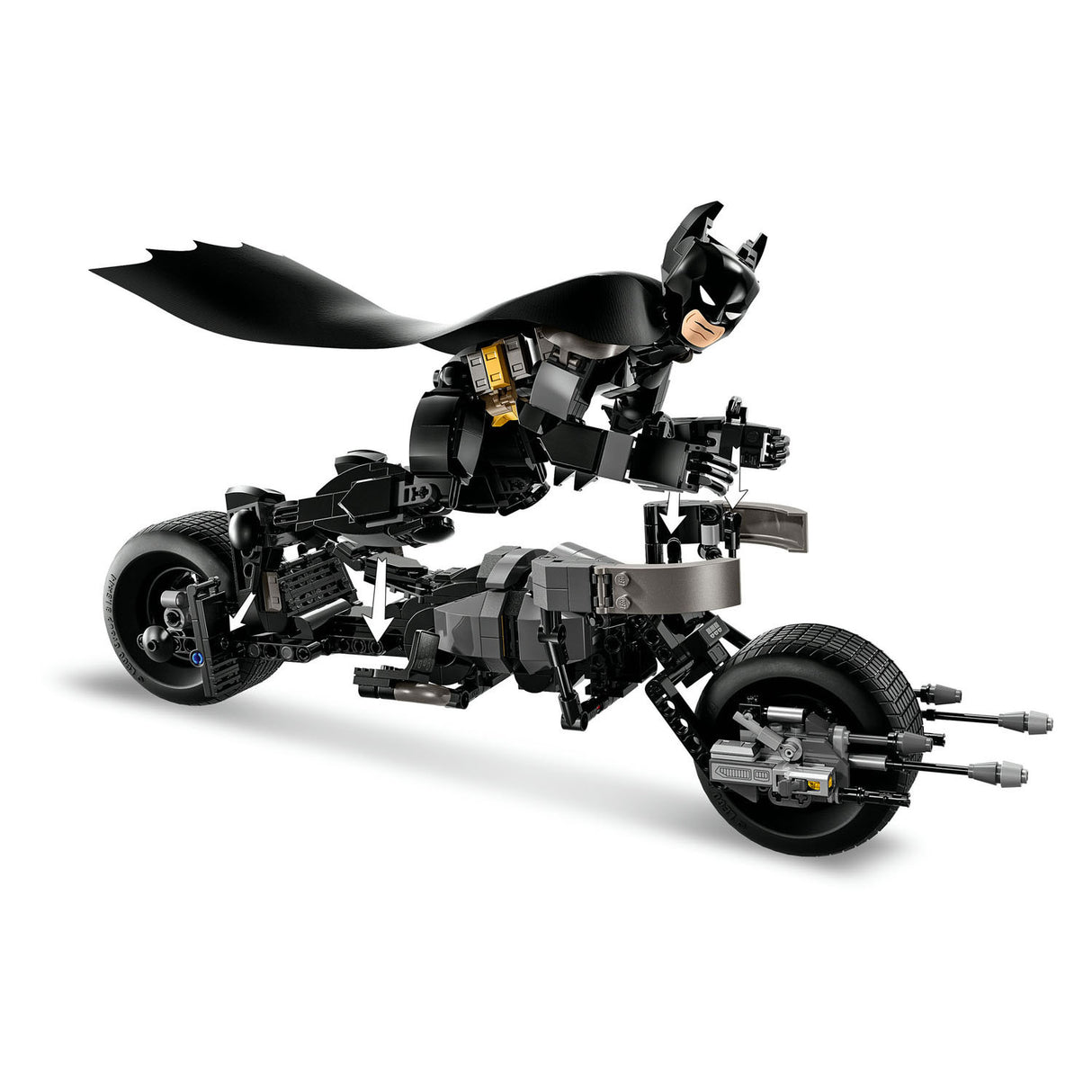 Lego LEGO Super Heroes 76273 Bouwfiguur en de Bat-Pod Motor