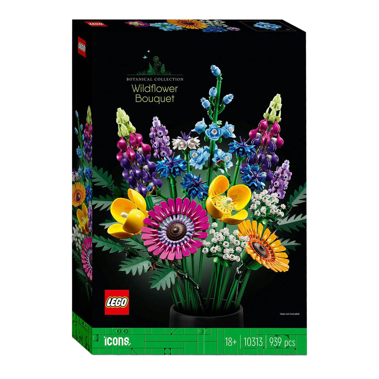 Bouquet LEGO LEGO 10313 avec des fleurs sauvages