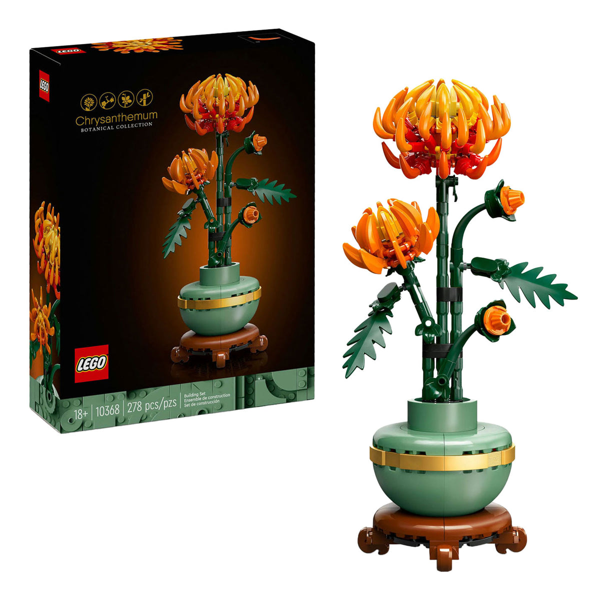 Ikony LEGO 10368 Chrysanthemam